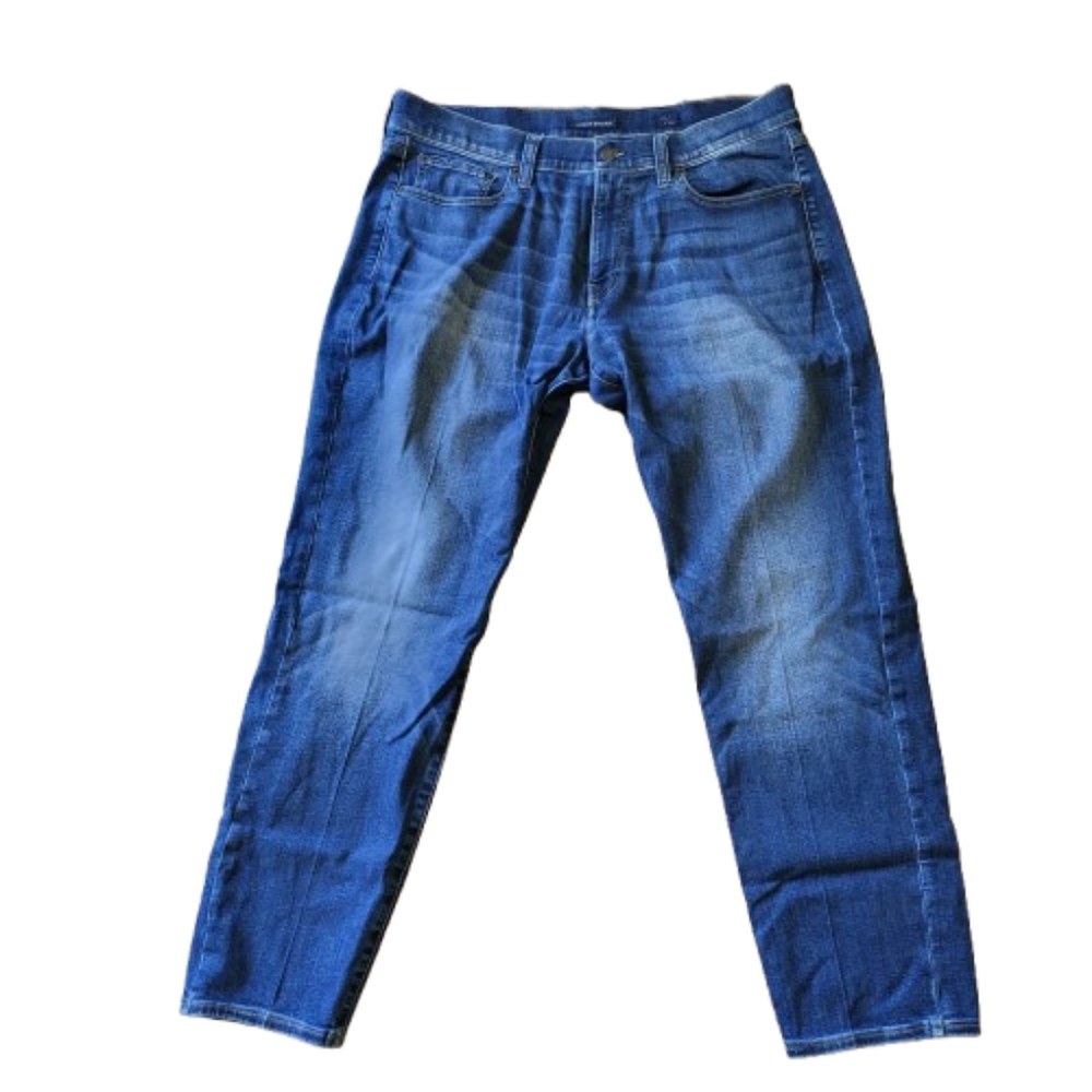 Lucky Brand Men's Straight Jeans - Distressed Blue Denim